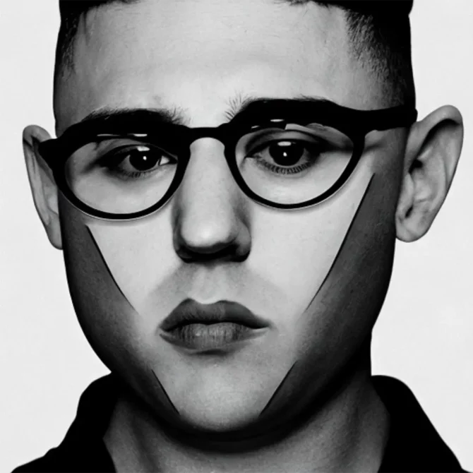 Bad Bunny in the style of Anonymous     18